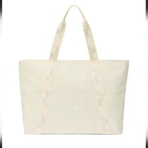 Victoria's Secret Bling Tote Bag Cream  NWT